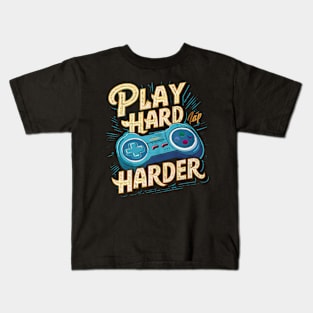 PLAY HARD NAP HARDER Kids T-Shirt